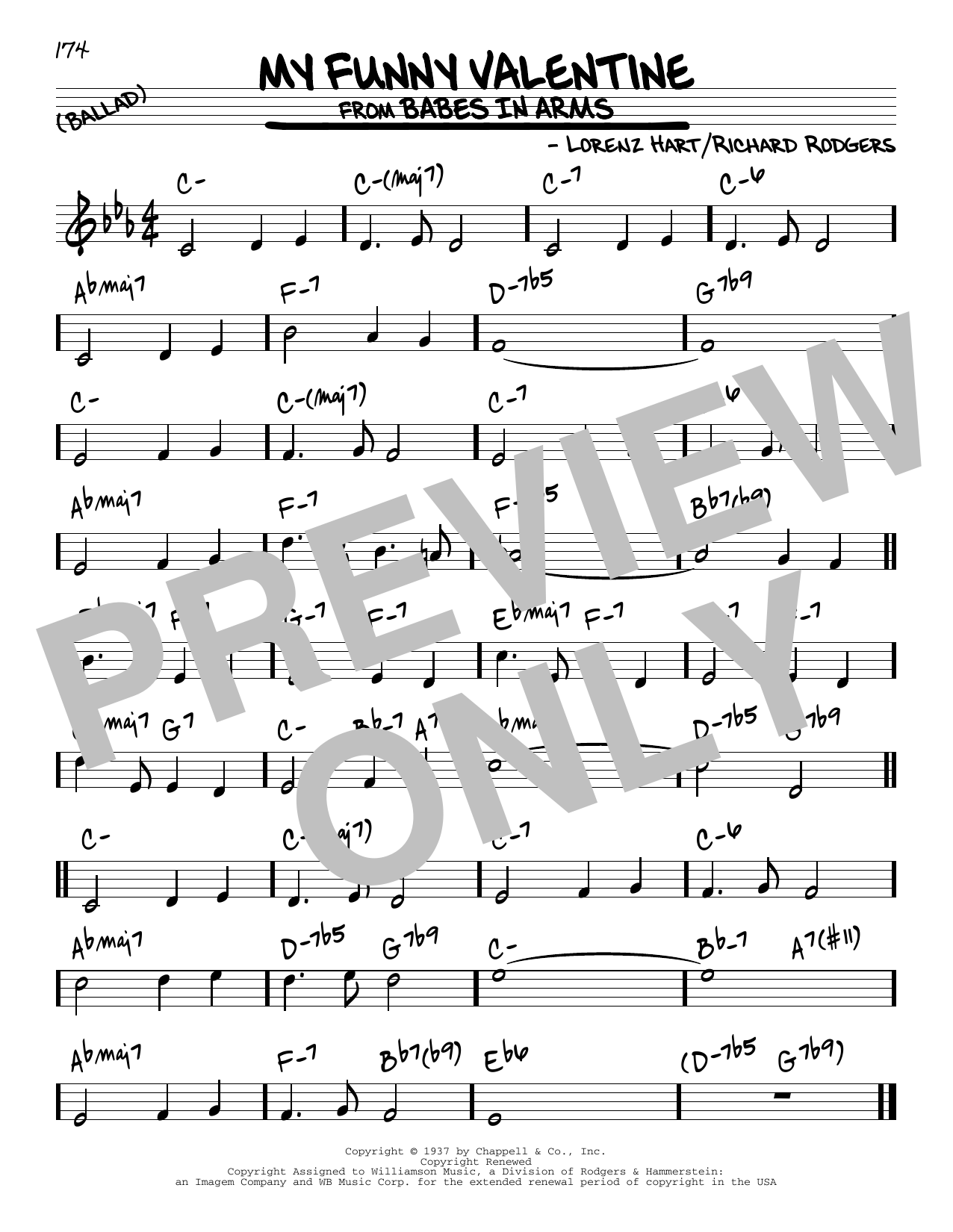Produktbild zu: My Funny Valentine