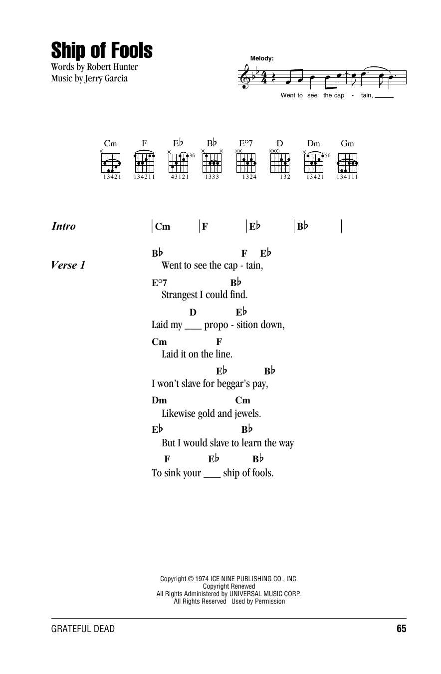 Produktbild zu: Ship Of Fools