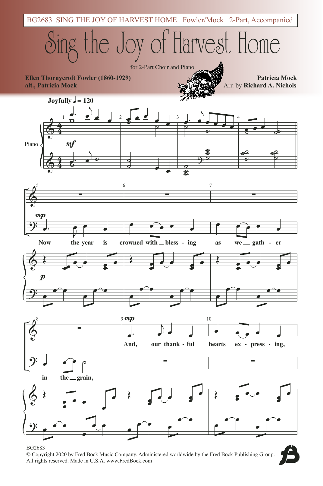 Product picture to: Sing The Joy Of Harvest Home