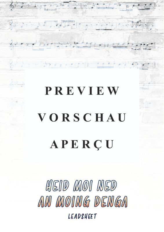 gallery: Heid moi ned an moing denga, DeSchoWieda, (Leadsheet)