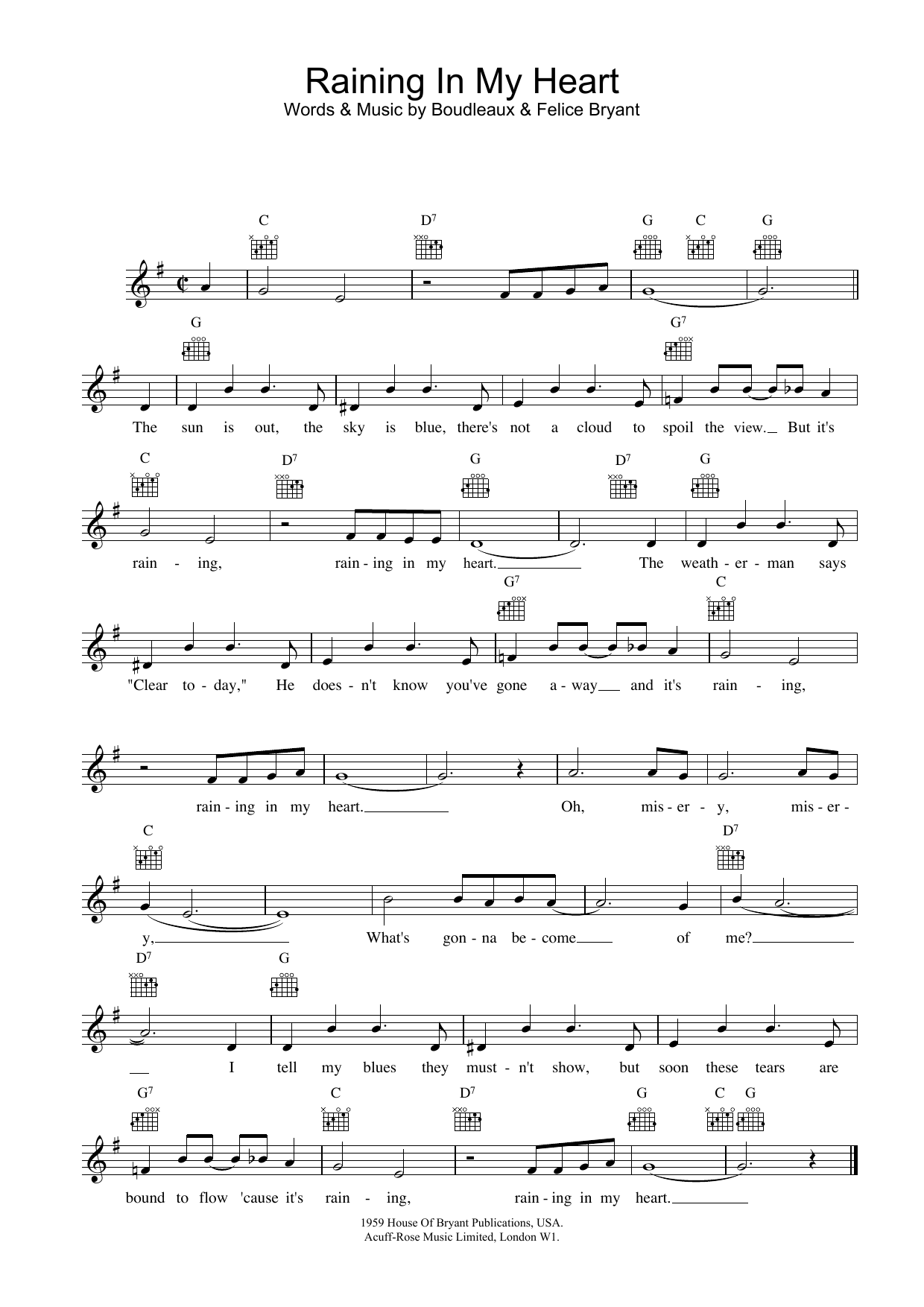 Produktgalerie: Seite 1 von 1 Raining In My Heart, Buddy Holly