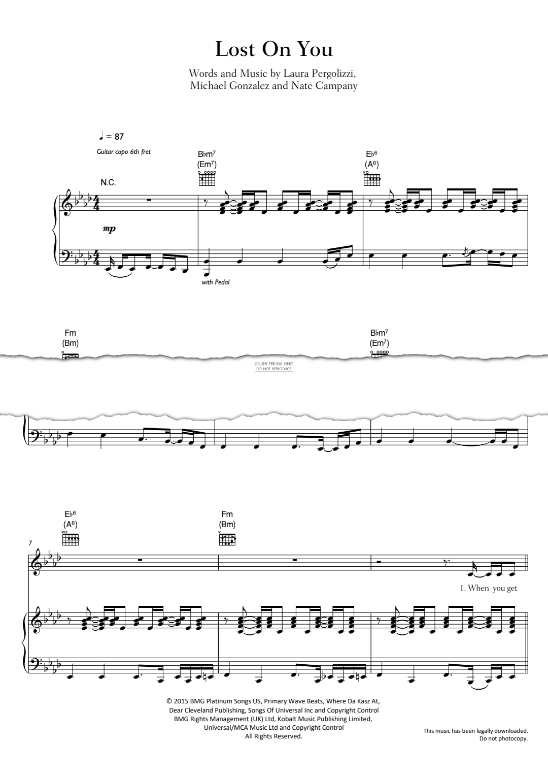 gallery: Lost On You, LP