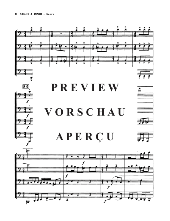 Product gallery: Page 10 of 21 Adagio and Rondo , , (Tuba Quartett EETT)