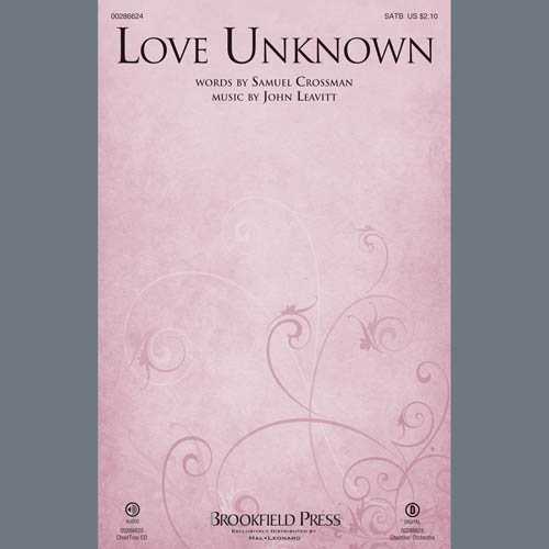 cover: Love Unknown, John Leavitt, Chor