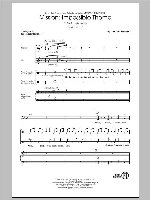Produktbild zu: Mission: Impossible Theme