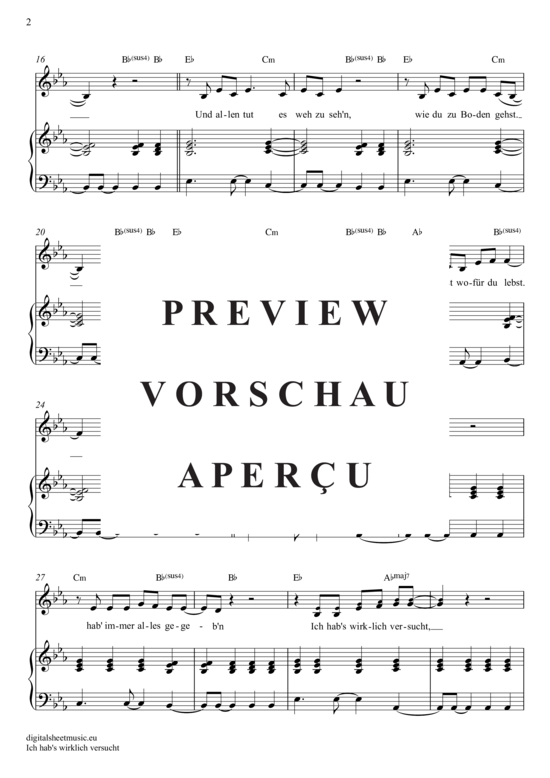 gallery: Ich Hab´S Wirklich Versucht , Ott, Kerstin, (Klavier Begleitung + Gesang)