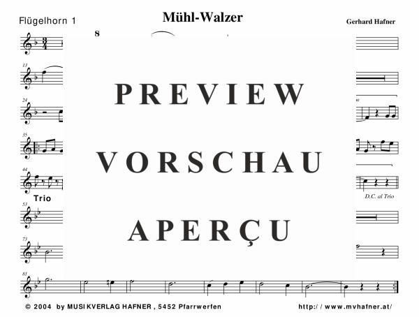 Product gallery: Page 7 of 11 Mühl-Walzer, , (woodwind and brass)