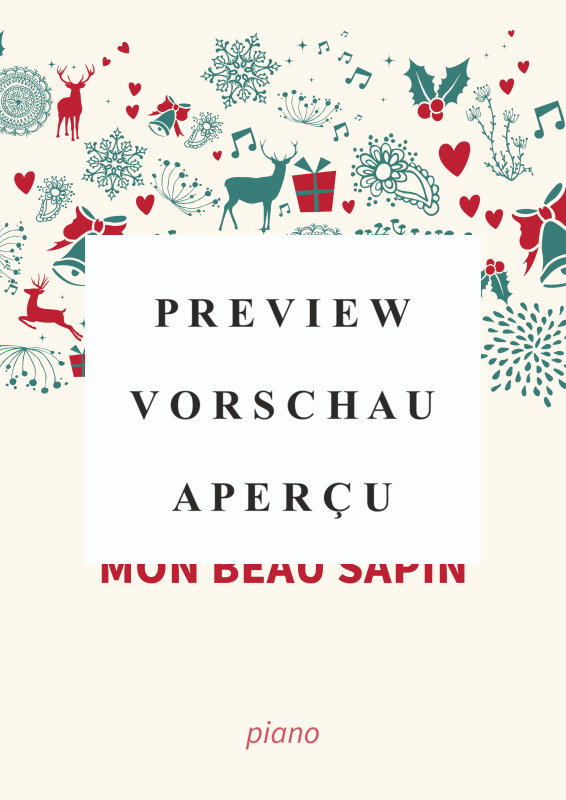 Product gallery: Page 2 of 6 Mon beau sapin - Le chant de Noël intemporel, , Piano solo