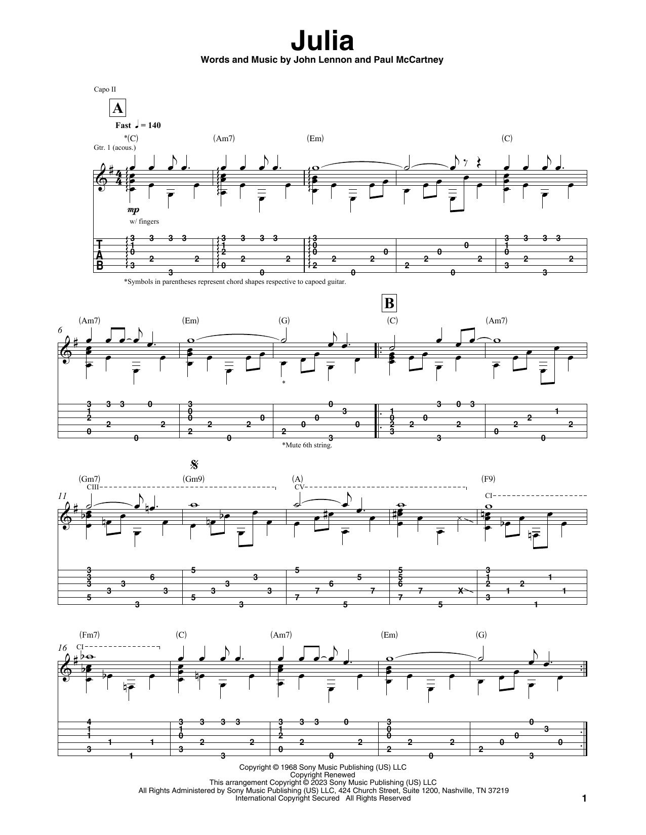 Produktgalerie: Seite 1 von 1 Julia, The Beatles, Gitarre