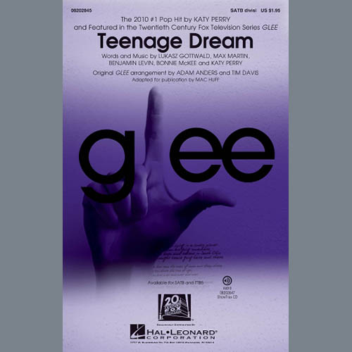 cover: Teenage Dream (arr. Mac Huff), Glee Cast