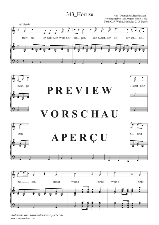 Product gallery: Page 2 of 3 Hört zu , , Piano and Voice
