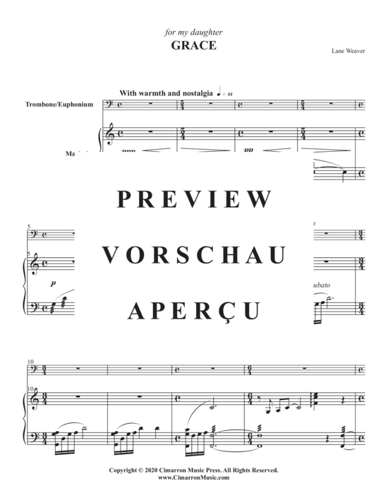 Product gallery: Page 3 of 7 Grace , , (Trombone/Euphonium + Marimba)