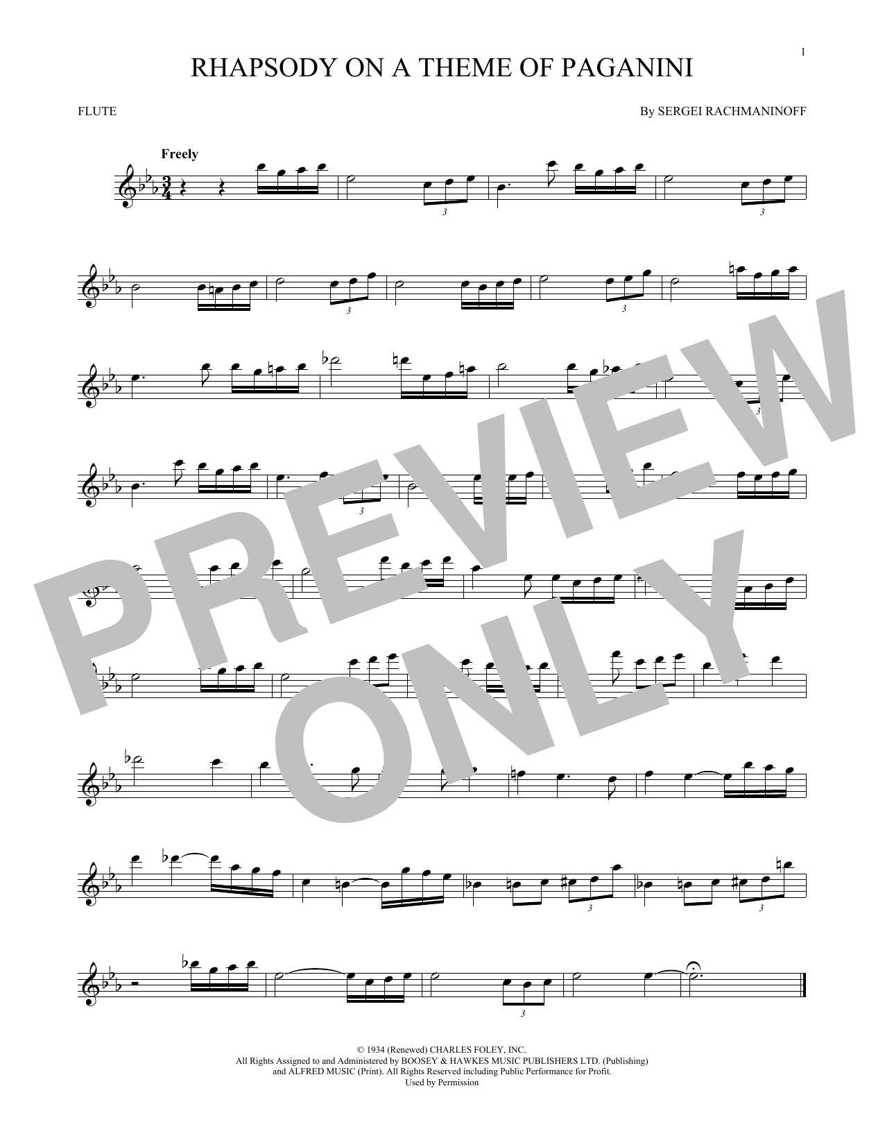 Product gallery: Page 1 of 1 Rhapsody On A Theme Of Paganini, Sergei Rachmaninoff