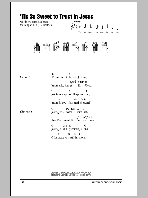Produktbild zu: 'Tis So Sweet To Trust In Jesus