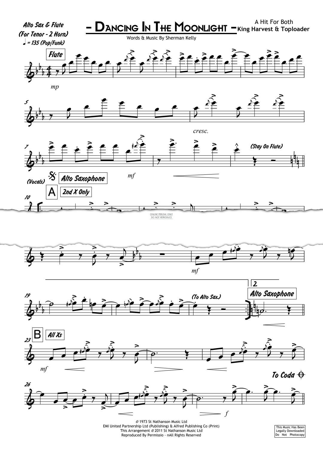 Product gallery: Page 1 of 1 Dancing In The Moonlight, Toploader