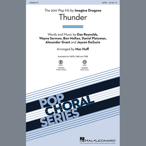 cover: Thunder (arr. Mac Huff), Imagine Dragons, Chor