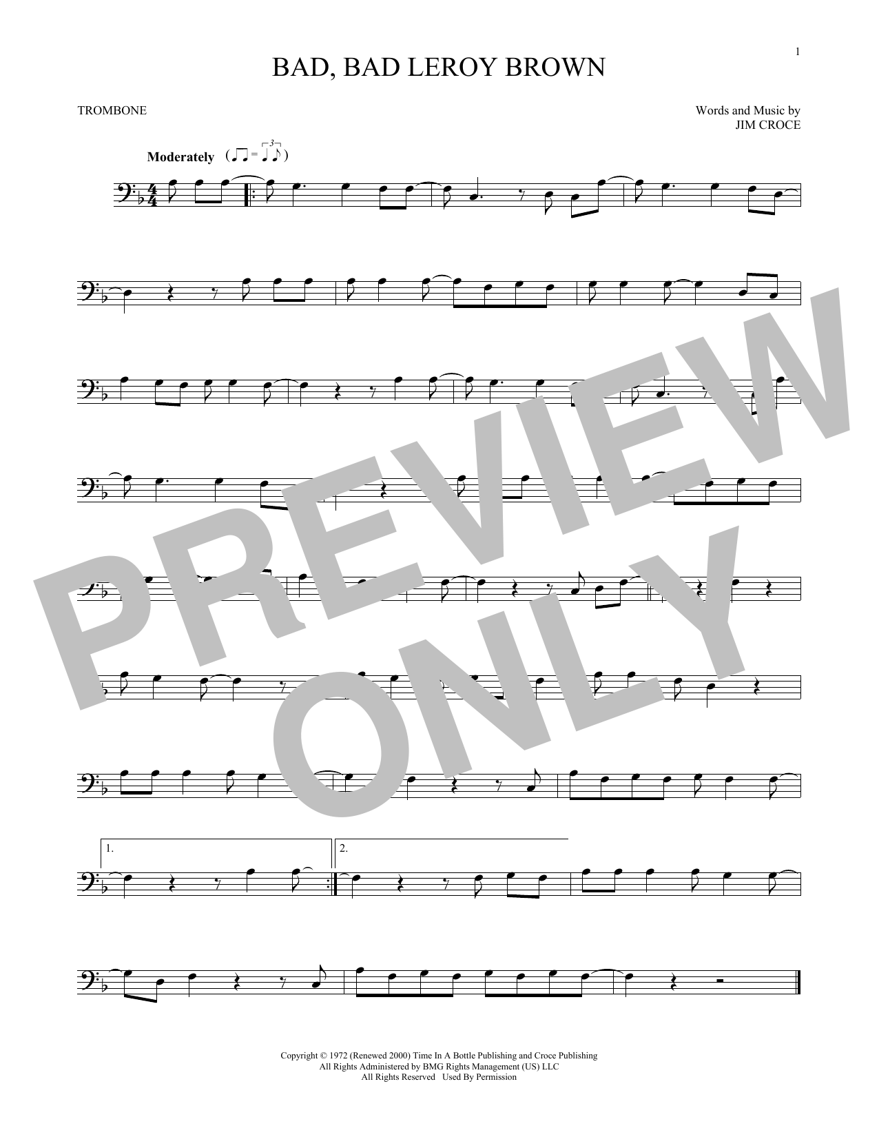 Product gallery: Page 1 of 1 Bad, Bad Leroy Brown, Jim Croce