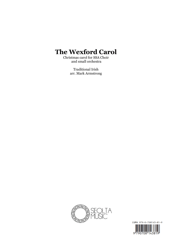 Produktbild zu: The Wexford CarolTraditional
