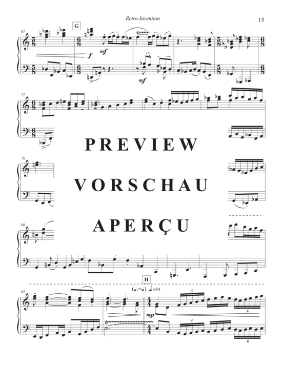 Product gallery: Page 18 of 20 Toccata and Retro-Invention , , Piano Solo