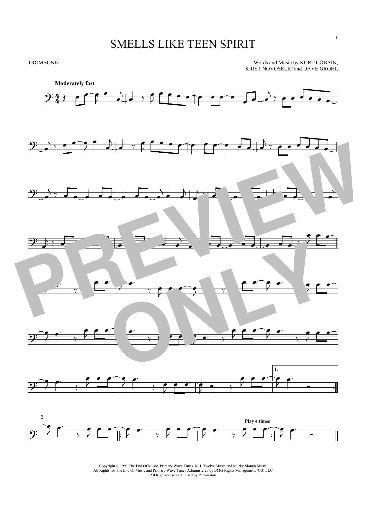 Product gallery: Page 1 of 1 Smells Like Teen Spirit, Nirvana