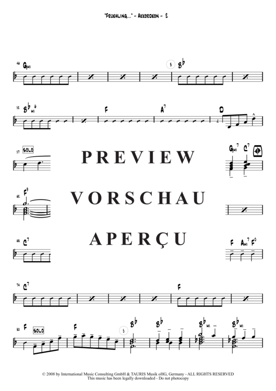 Product gallery: Page 3 of 21 Frühling an der Donau , Hofbräuhaus-Band, (Combo + 2 Horns/Voc opt.)