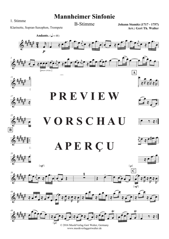 Produktgalerie: Seite 6 von 21 Mannheimer Sinfonie , , (Quintett flexible Besetzung)