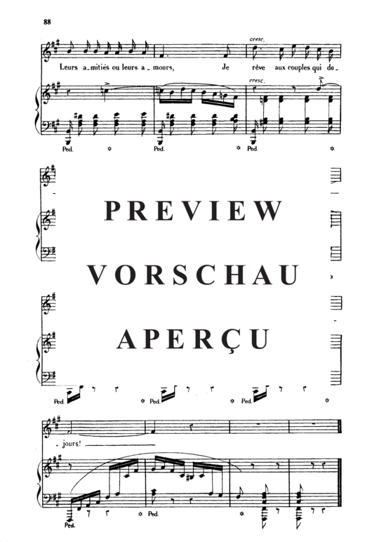 gallery: Ici-bas Op.8 No.3 , , (Gesang mittel + Klavier)