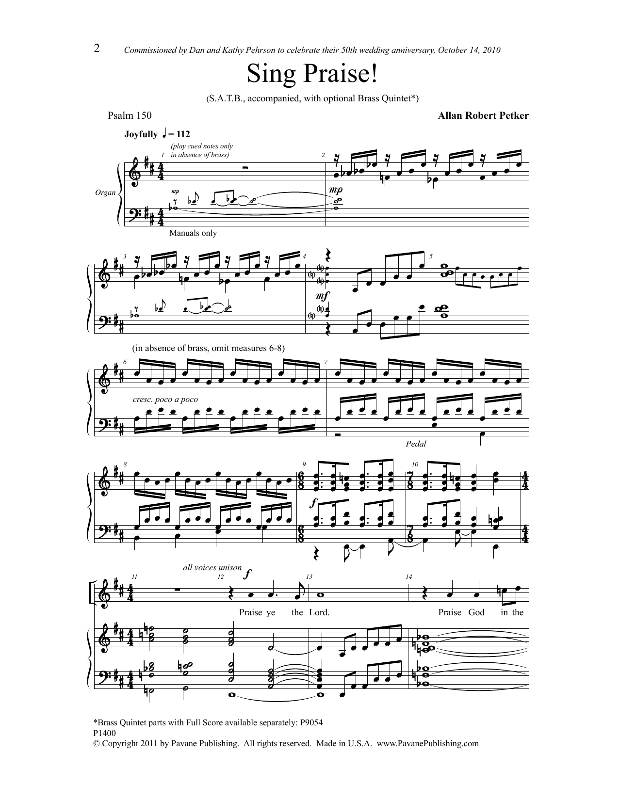Produktbild zu: Sing Praise!
