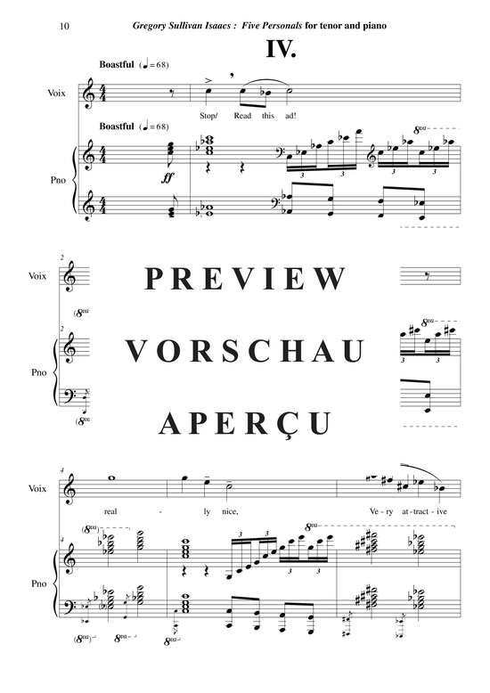 Product gallery: Page 11 of 18 Five Personals , , (tenor + piano)
