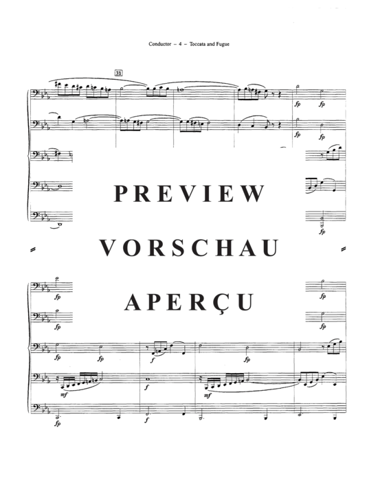 Product gallery: Page 6 of 21 Toccata and Fugue , , (Tuba Quintet EEETT)