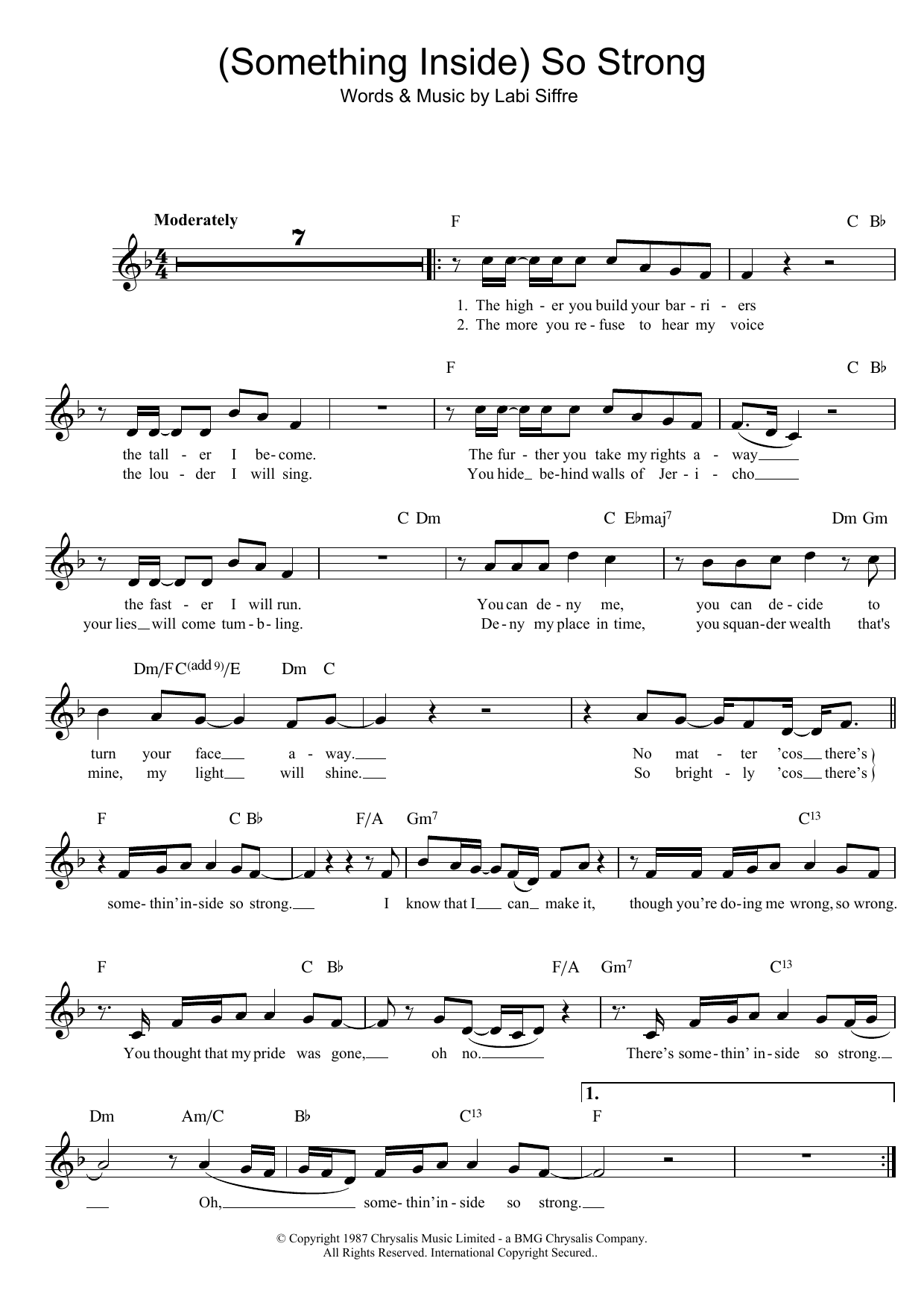 Produktgalerie: Seite 1 von 1 (Something Inside) So Strong, Labi Siffre, Melodieinstrument