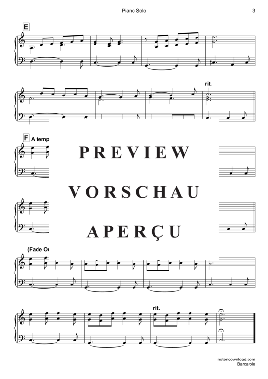 gallery: Barcarole , Simoni Edward, (Klavier einfach)