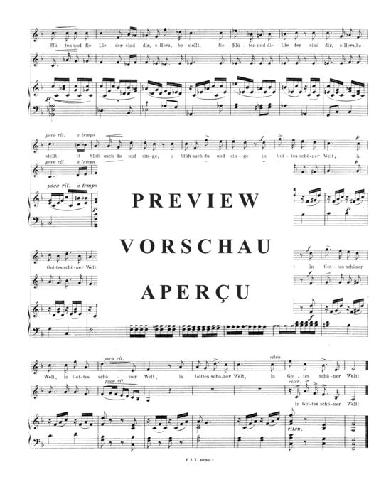 Product gallery: Page 3 of 3 Viel tausend Vöglein fliegen , , Piano and Voice