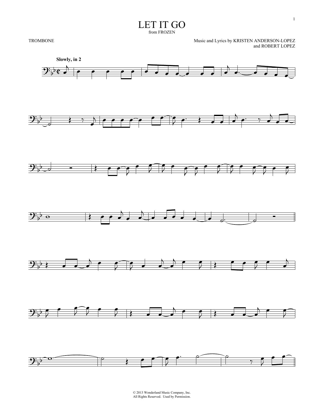 Product gallery: Page 1 of 1 Let It Go (from Frozen), Idina Menzel
