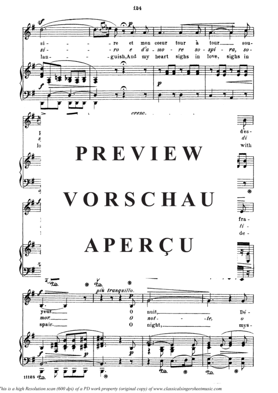 Product gallery: Page 6 of 8 O notte dea del mistero, Parisotti, Alessandro, Medium Voice and Piano