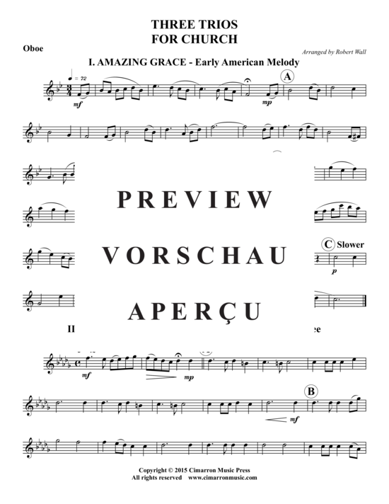 Product gallery: Page 7 of 10 Drei Trios für die Kirche , , (flute, oboe, clarinet)