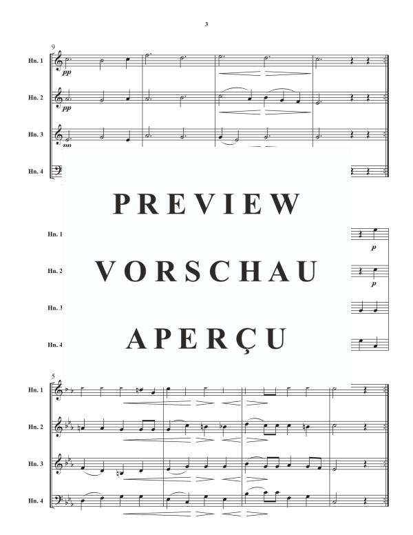 Product gallery: Page 5 of 10 Four Folk Songs, , Horn Quartet