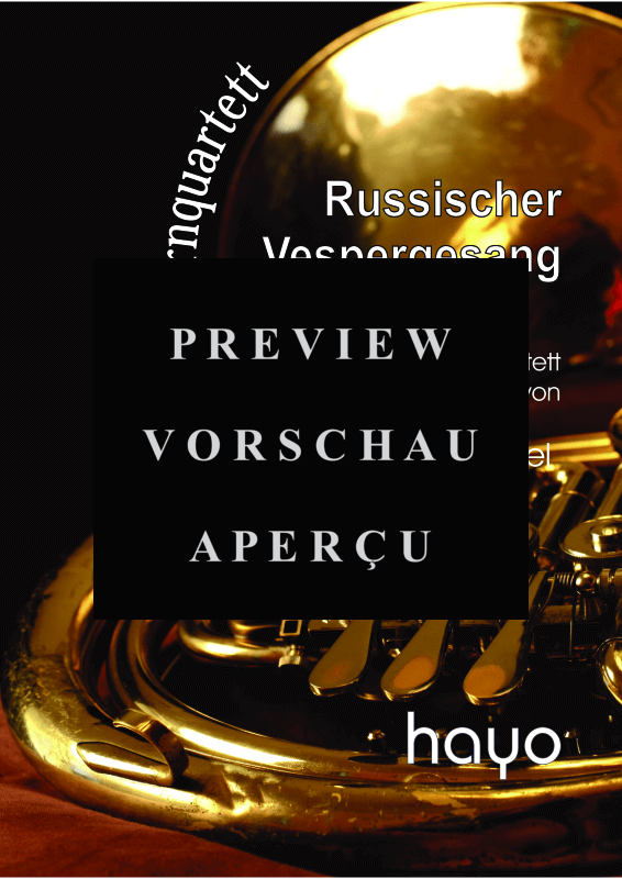 gallery: Russischer Vespergesang, , (Horn Quartett)