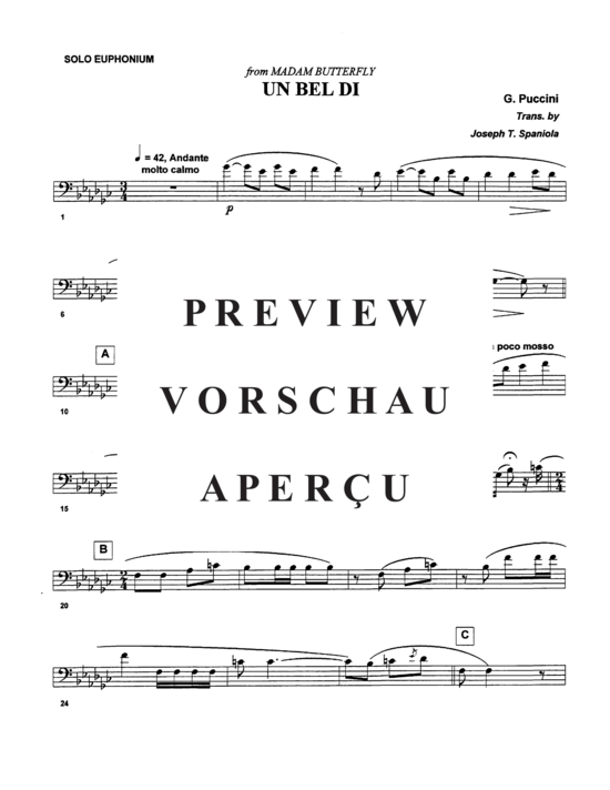 Product gallery: Page 18 of 21 Four Puccini Arias , , (euphonium + piano)