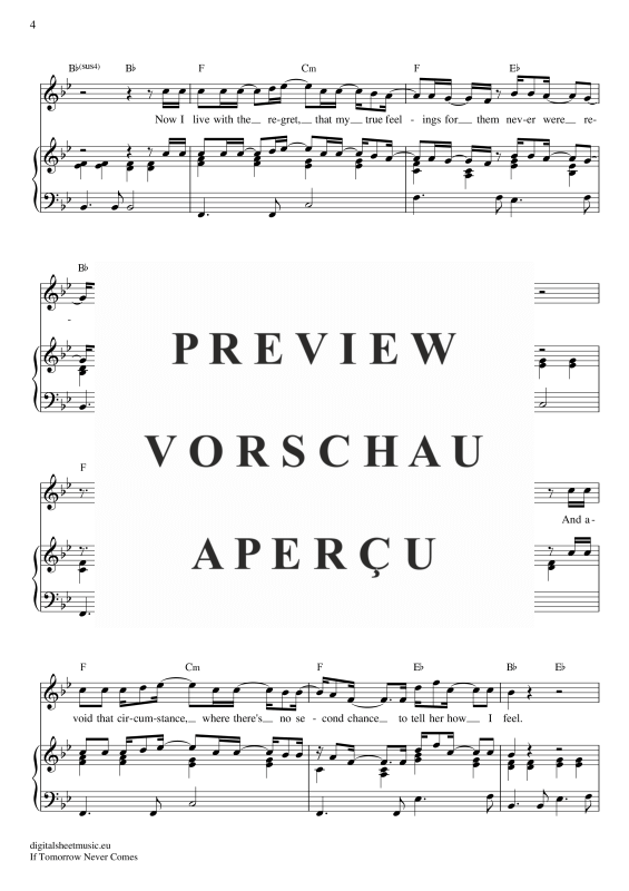 gallery: If Tomorrow Never Comes , Keatin, Ronan, Piano and Voice