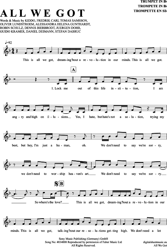 Produktbild zu: All We Got Robin Schulz und Kiddo