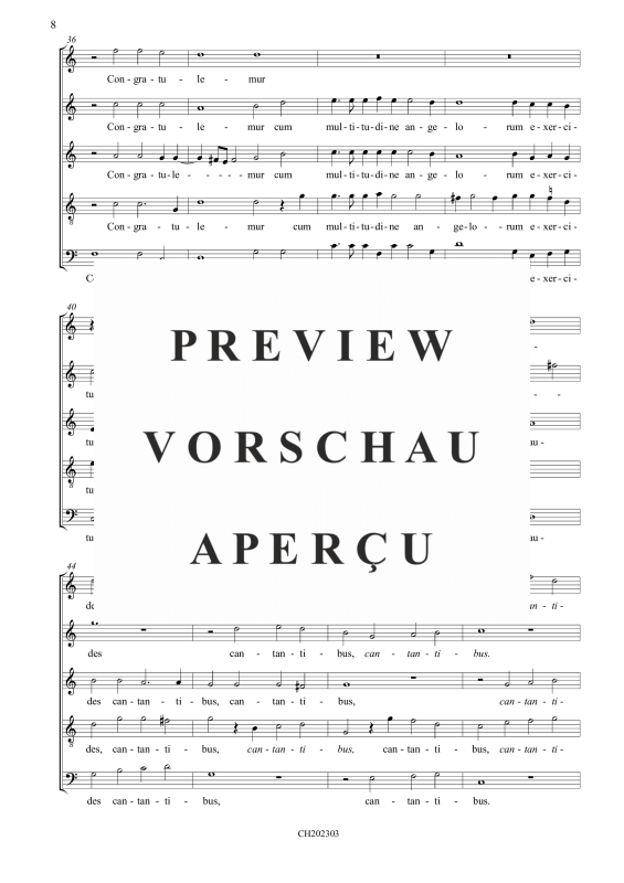 Product gallery: Page 11 of 11 Cantiones Sacrae - quinis vocibus, , Mixed choir CQATB