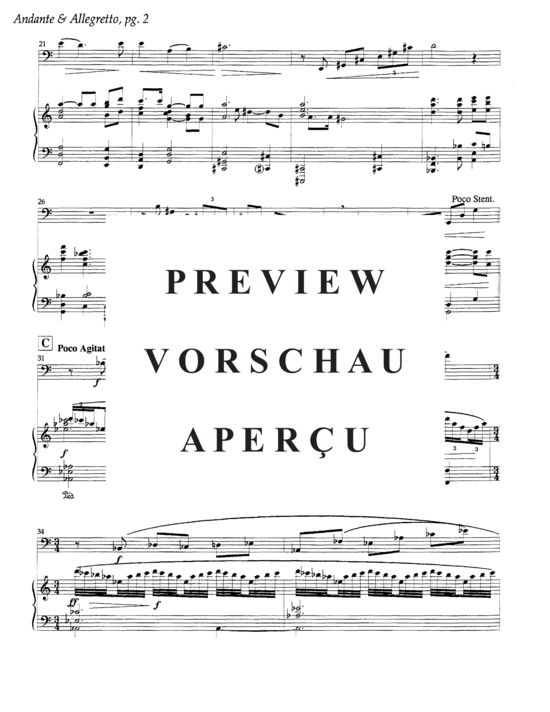 Produktgalerie: Seite 4 von 21 Andante and Allegretto , , (Tuba + Klavier)