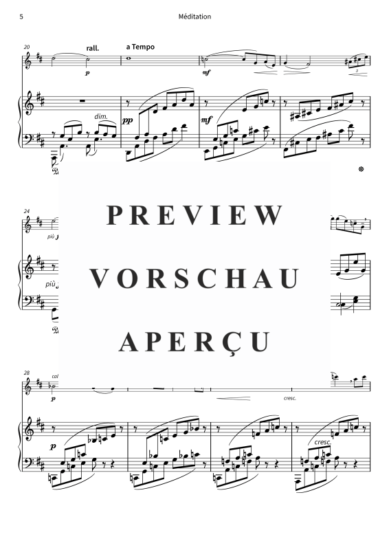 gallery: Méditation, , (Querflöte und Klavier)