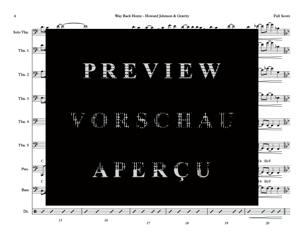 Produktgalerie: Seite 10 von 11 Way Back Home, , (Tuba Ensemble Tuba Solo, 5x Tuba und Combo Band)