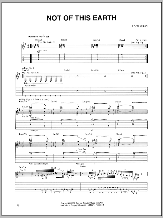 Produktgalerie: Seite 1 von 1 Not Of This Earth, Joe Satriani, Gitarre