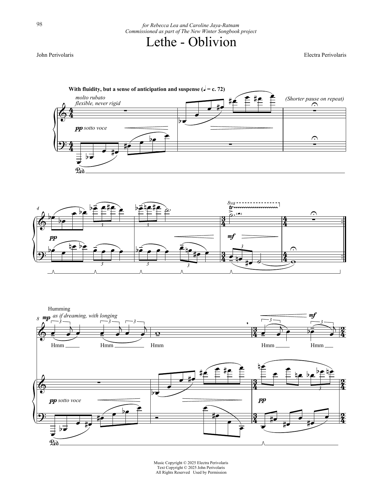 Produktgalerie: Seite 1 von 1 Lethe-Oblivion, John Perivolaris, Gesang, Klavier