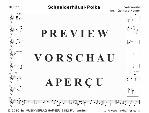 gallery: Schneiderhäusl-Polka, , (woodwind and brass)