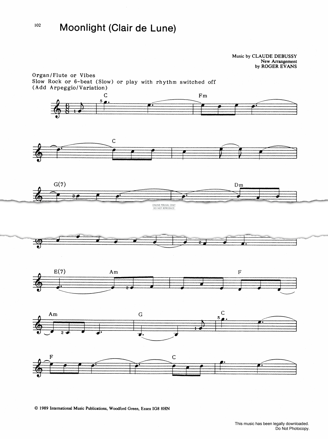 Produktbild zu: Moonlight (Clair de Lune)