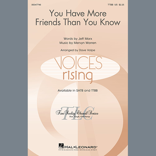 cover: You Have More Friends Than You Know (arr. Dave Volpe), , Chor